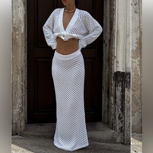 Meshki Guiliana Knit Maxi Skirt